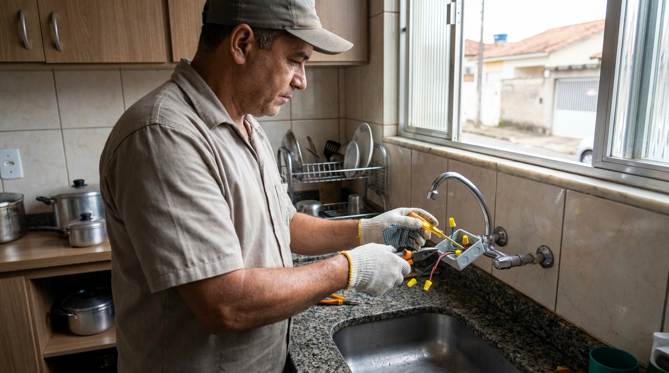 Adequação de Ponto Elétrico em Bauru‑SP