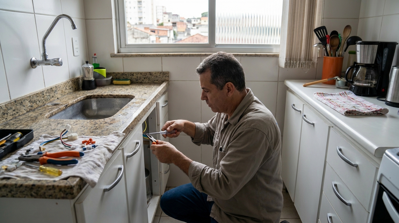 Troca de Torneira Elétrica em Bauru‑SP